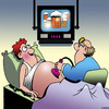 Cartoon: Beer ultrasound (small) by toons tagged beer,ultrasound,pregnant,babies,medical,doctors,alcohol,obese,fat,gut