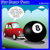 Cartoon: Behind the eight ball (small) by toons tagged traffic,jams,eight,ball,stuck,in