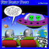 Cartoon: Billionaire astronauts (small) by toons tagged bezos,musk,billionaires,space,program,aliens