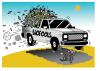 Cartoon: biofools (small) by toons tagged biofuel,ethanol,environment,ecology,greenhouse,gases,pollution,earth,day