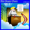 Cartoon: Boomerang heaven (small) by toons tagged boomerangs,saint,peter,gates,of,heaven