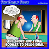 Cartoon: Boomers (small) by toons tagged delusional,baby,boomers,mirror,reflection