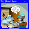 Cartoon: Bots (small) by toons tagged call,centers,centre,robots