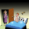 Cartoon: caught (small) by toons tagged football infidelity marriage sport sex soccer wm fifa world cup 2014 copa mundial de futbol brazil brasil