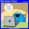 Cartoon: Cookie monster (small) by toons tagged muppets,cookies,accept