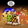 Cartoon: cool screen saver (small) by toons tagged screen,saver,caveman,prehistoric,dinosaur,computers,television,lcd,plasma,tv,animals,cave,painting