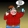 Cartoon: Decisions (small) by toons tagged selfie,suicide,shooting,guns,pistols,smart,phone