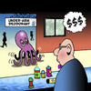 Cartoon: deodorant (small) by toons tagged personal,hygene,deodorant,octopus,squid,soap