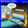 Cartoon: Diagnosis (small) by toons tagged diagnosis,ears,cancer,hospitals,cured,complete,recovery,remission