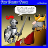 Cartoon: Dragon slayer (small) by toons tagged dragons,royalty,medieval,times,hit,man,marriage,councelor