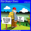Cartoon: Echos (small) by toons tagged out,of,order,sign,echo,point