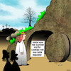 Cartoon: Error 404 (small) by toons tagged resurrection,error,404,easter,sunday,crucifixion,computer,saviour