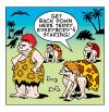 Cartoon: everybody is looking (small) by toons tagged caveman,prehistoric,dinosaurs,monkeys,ice,age