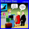 Cartoon: Excess baggage (small) by toons tagged airline,travel,excess,baggage,check,in
