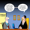 Cartoon: Financial advisor (small) by toons tagged fnancial,planner,financial,advice,delay,retirement,ageing,savings
