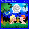 Cartoon: Forbidden fruit (small) by toons tagged serpent,forbidden,fruit,pineapples,snakes