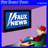 Cartoon: Fox News (small) by toons tagged fake,news,fox,station,false,maga,trump,network