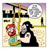 Cartoon: getting the hang of it (small) by toons tagged execution,hangman,medievil,castles,capital,punishment,hanging