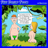 Cartoon: Gods gift to women (small) by toons tagged garden,of,eden,handsome,women