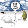 Cartoon: Golfing eskimo (small) by toons tagged golf,golfer,eskimo,arctic,sport,igloo,ball,sports,putting,snowing,weather