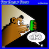 Cartoon: Hibernation (small) by toons tagged smart,phones,bears,hibernating,phone,addiction,animals