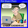 Cartoon: Hypochondria (small) by toons tagged online,diagnosis,health,doctors,google,alexa,siri,cyber,world