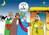 Cartoon: its a girl (small) by toons tagged christmas,jesus,three,wise,men,nativity,bethlehem,xmas