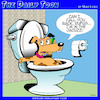 Cartoon: Jacuzzi (small) by toons tagged dogs,drink,from,toilet,spa