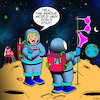 Cartoon: Kiss and tell (small) by toons tagged sex,in,space,womens,underwear,kiss,and,tell,sexual,conquests,astronauts,moon,landing