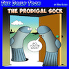 Cartoon: Lost socks (small) by toons tagged prodigal,son,socks,bible,stories