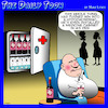 Cartoon: Medicine cabinet (small) by toons tagged quarantine,covid,19,coronavirus,wine,drinking,man,cave,alcoholic