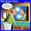Cartoon: Mirror reflection (small) by toons tagged ageing,mirror,reflection,hangover