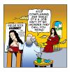 Cartoon: mona (small) by toons tagged mona,lia,leonardo,da,vinci,paintes,masters