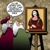 Cartoon: Mona Lisa smile (small) by toons tagged leonardo,da,vinci,mona,lisa,smiley,face,smiles,masterpiece,portrait,painter,genius,old,masters