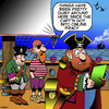Cartoon: Online piracy (small) by toons tagged pirates,online,piracy,illegal,downloads,music,ipads,sailors,pirate,copy,blackbeard