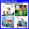 Cartoon: Parenting (small) by toons tagged bad,parents,pandemic