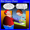Cartoon: Paying bills (small) by toons tagged see,some,id,pay,bills,show,identification,strangers