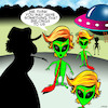 Cartoon: Planet Trump (small) by toons tagged donald trump aliens hair