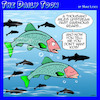 Cartoon: Salmon run (small) by toons tagged salmon,not,having,kids,run