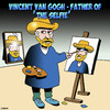 Cartoon: Selfie (small) by toons tagged van,gogh,selfie,photo,self,portrait,artist