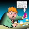 Cartoon: Send button (small) by toons tagged texting,whiole,drunk,warning,sign,send,button,alcohol,consumption