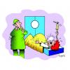 Cartoon: Shhhh (small) by toons tagged cell,phones,pregnant,baby,doctors,hospitals,birth