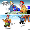 Cartoon: Shoplifting (small) by toons tagged phone,sales,shoplifting,swiping,stealing,ipads,touchscreen,technology
