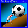 Cartoon: Sisyphus (small) by toons tagged sisyphus,football,boulders,greek,mythology,soccer,sports