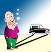 Cartoon: Smokers future (small) by toons tagged smoking,anti,lung,cancer,smokers,rights,cigarettes,related,illness,hearse,death,disease,funeral