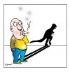 Cartoon: soon to be extinct (small) by toons tagged smoking,dinosaurs,prehistoric