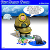 Cartoon: Suspicious husband (small) by toons tagged seals,unfaithful,monogamous,fishing,eskimos,igloo,suspicious,husband