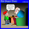 Cartoon: Tattoos (small) by toons tagged grandparents,tattoos,wills,kids,grandpa,bequest