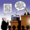 Cartoon: The camera never lies (small) by toons tagged cameras,courtroom,lawyer,judge,justice