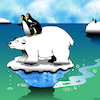 Cartoon: Titanic (small) by toons tagged jack,and,rose,polar,bears,penguins,titanic,melting,ice,caps